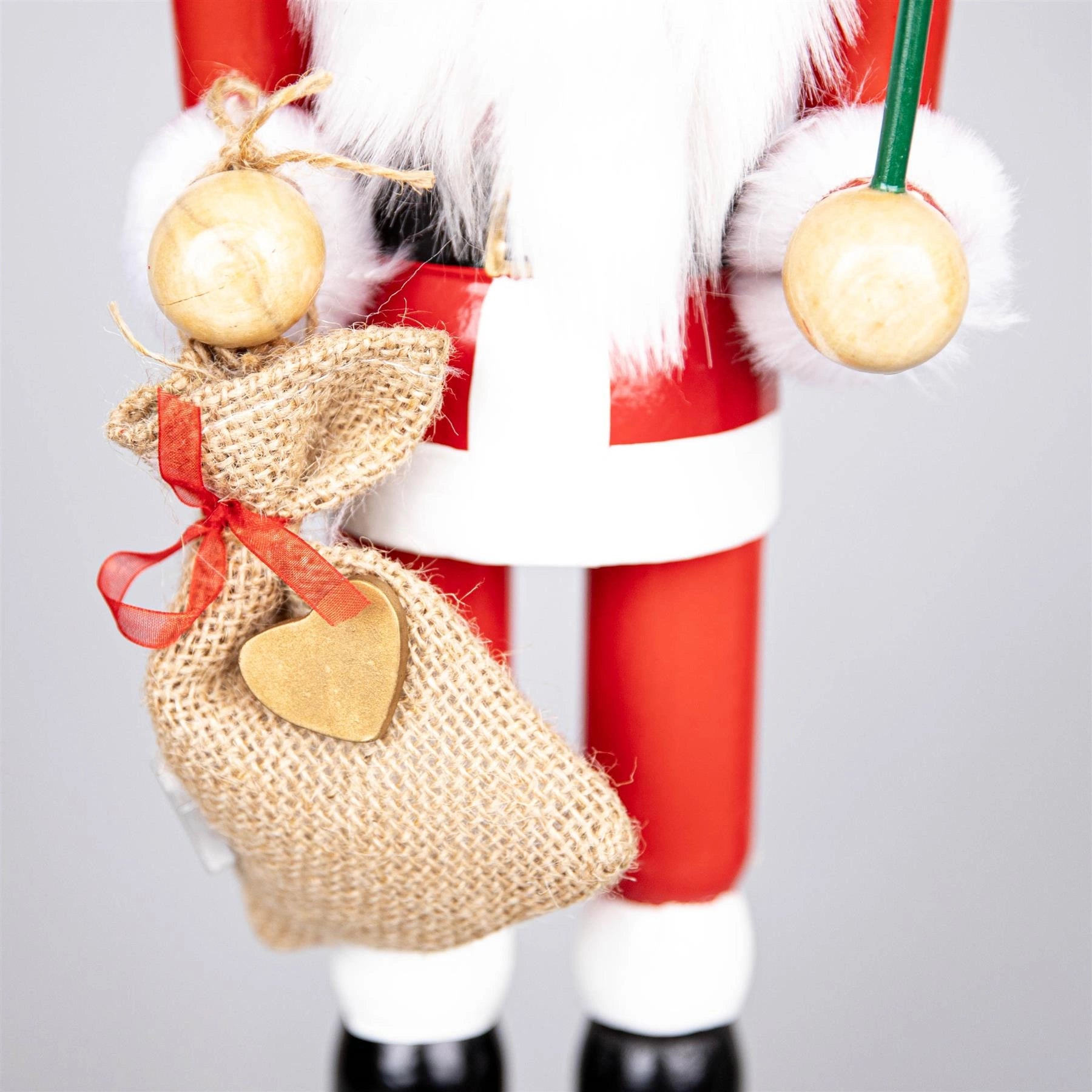 Christmas Nutcrackers Decoration Wooden 50cm Santa Figure Xmas Tree Ornaments
