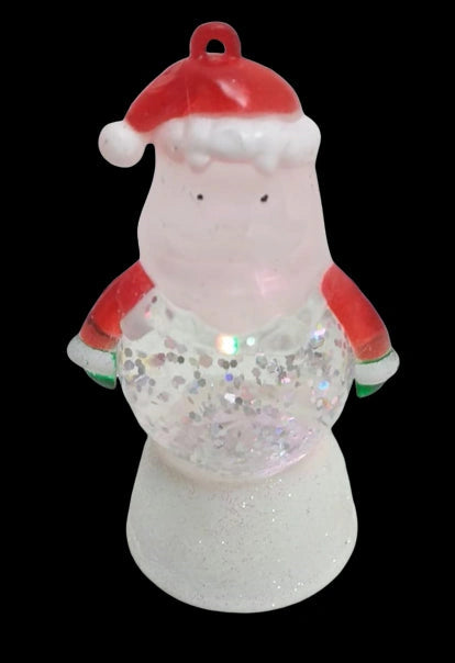 12 LED Crystal Clear Figures Assorted Christmas Home Xmas Party Table Decoration