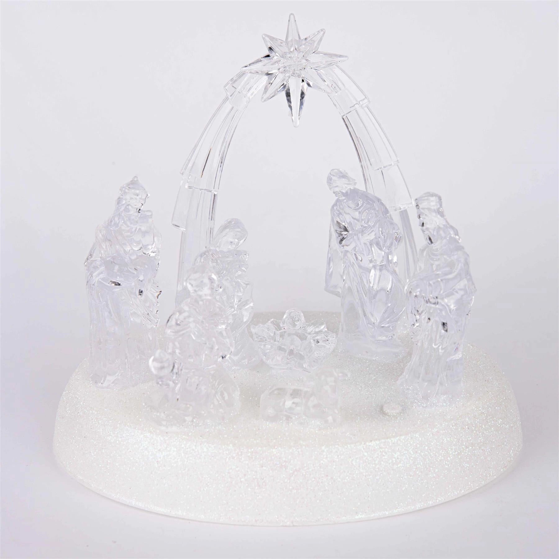 Novelty Musical LED Light Up Sculpture Christmas Home Xmas Party Decorations