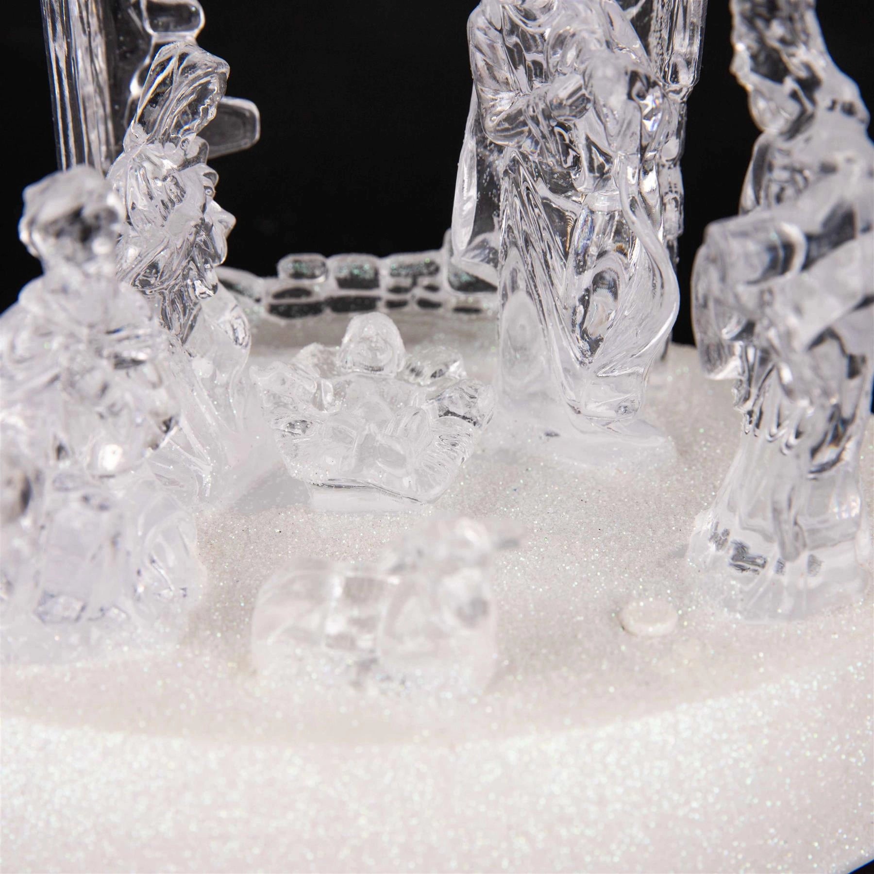 Novelty Musical LED Light Up Sculpture Christmas Home Xmas Party Decorations