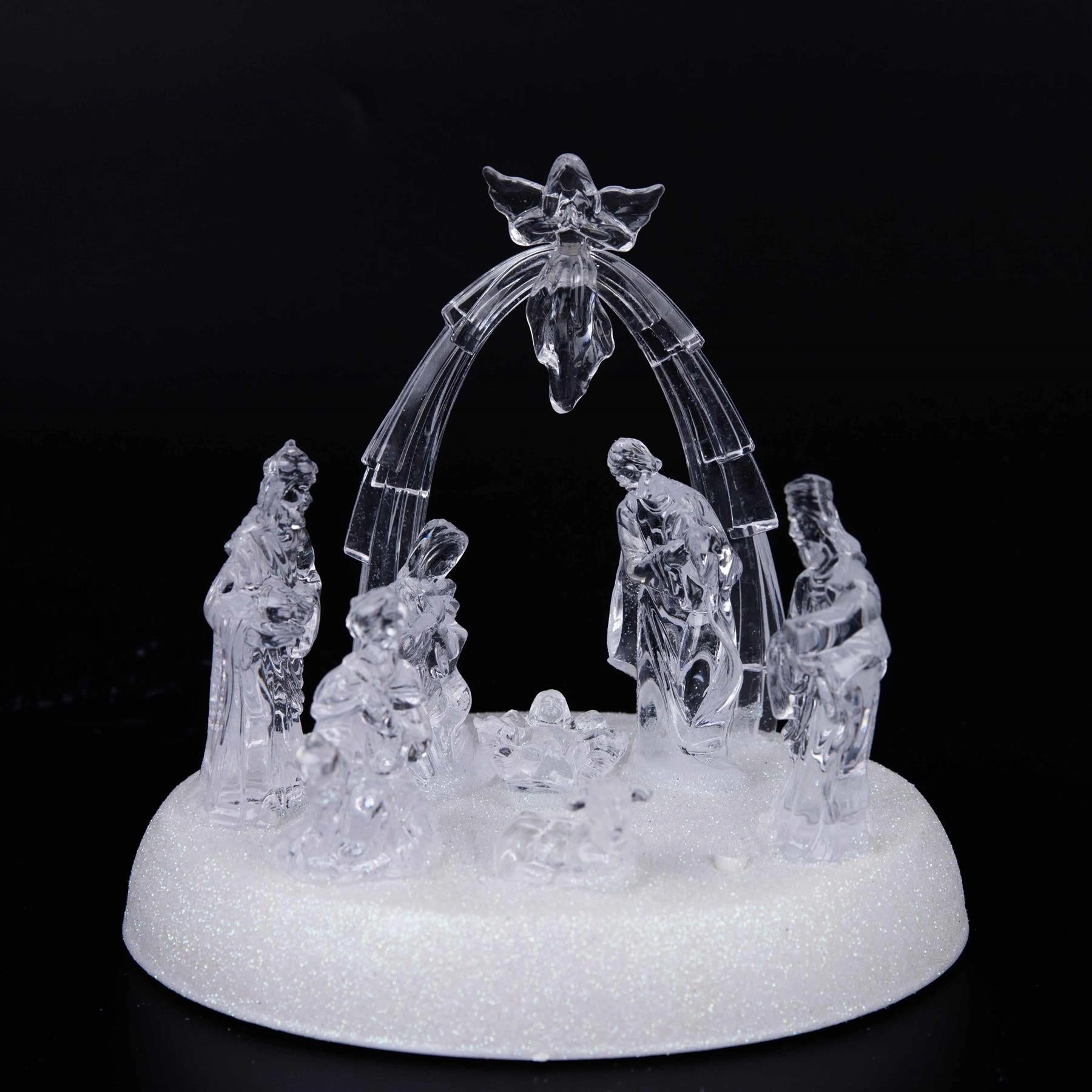 Novelty Musical LED Light Up Sculpture Christmas Home Xmas Party Decorations