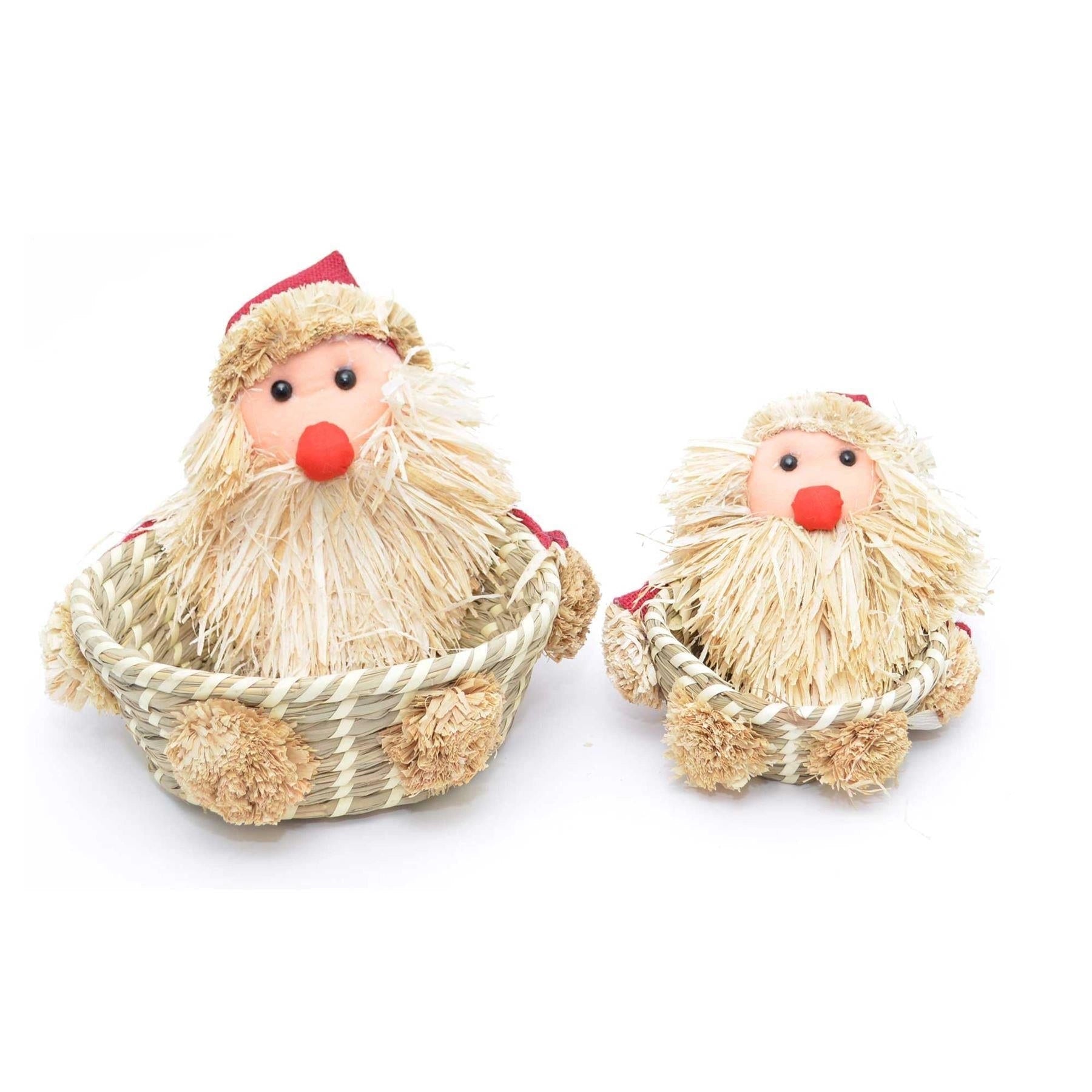 2Pcs Christmas Basket Set