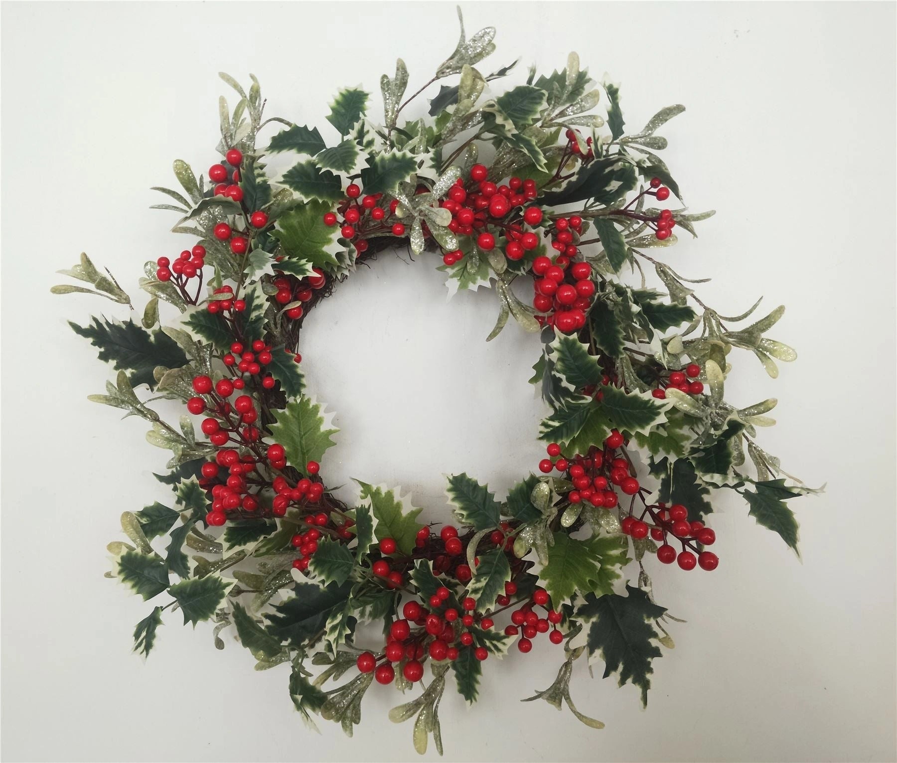 Christmas Tree Party Events Ornaments Xmas Wreath Berry Home Garden Wall Decor