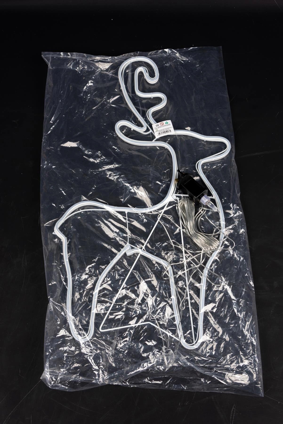 Neon Rope Light Silhouette Christmas Reindeer Calf Outdoor Wall Garden Decor UK