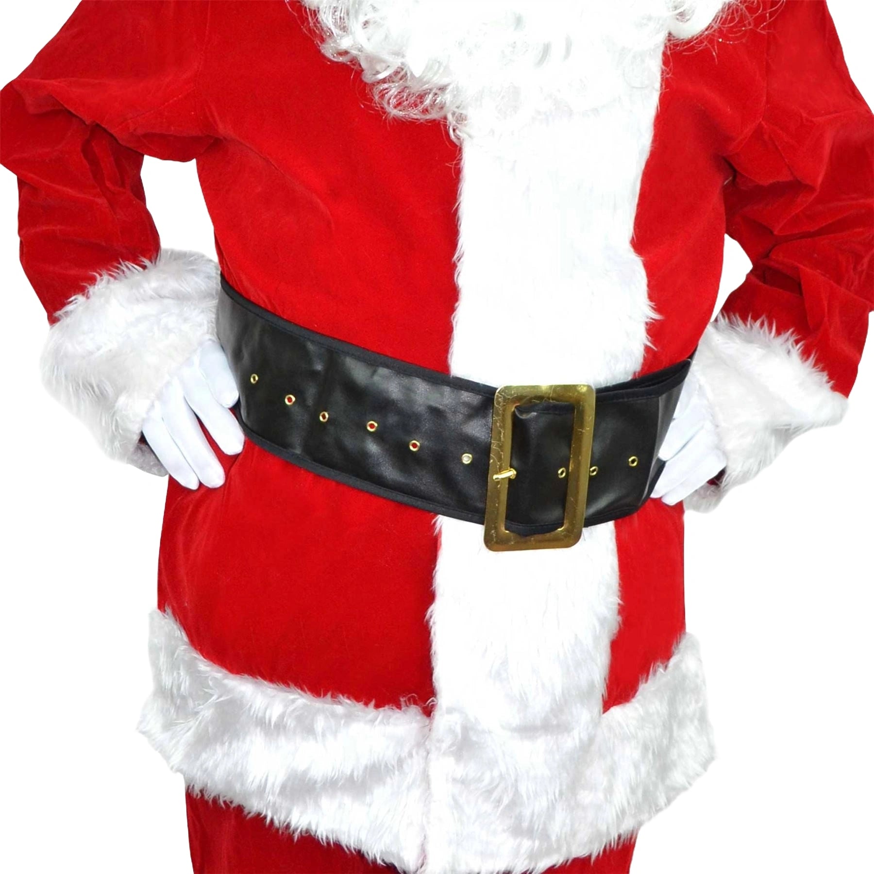 Father Christmas Deluxe Santa Suit Medium Fancy Dress Party Supply Costume