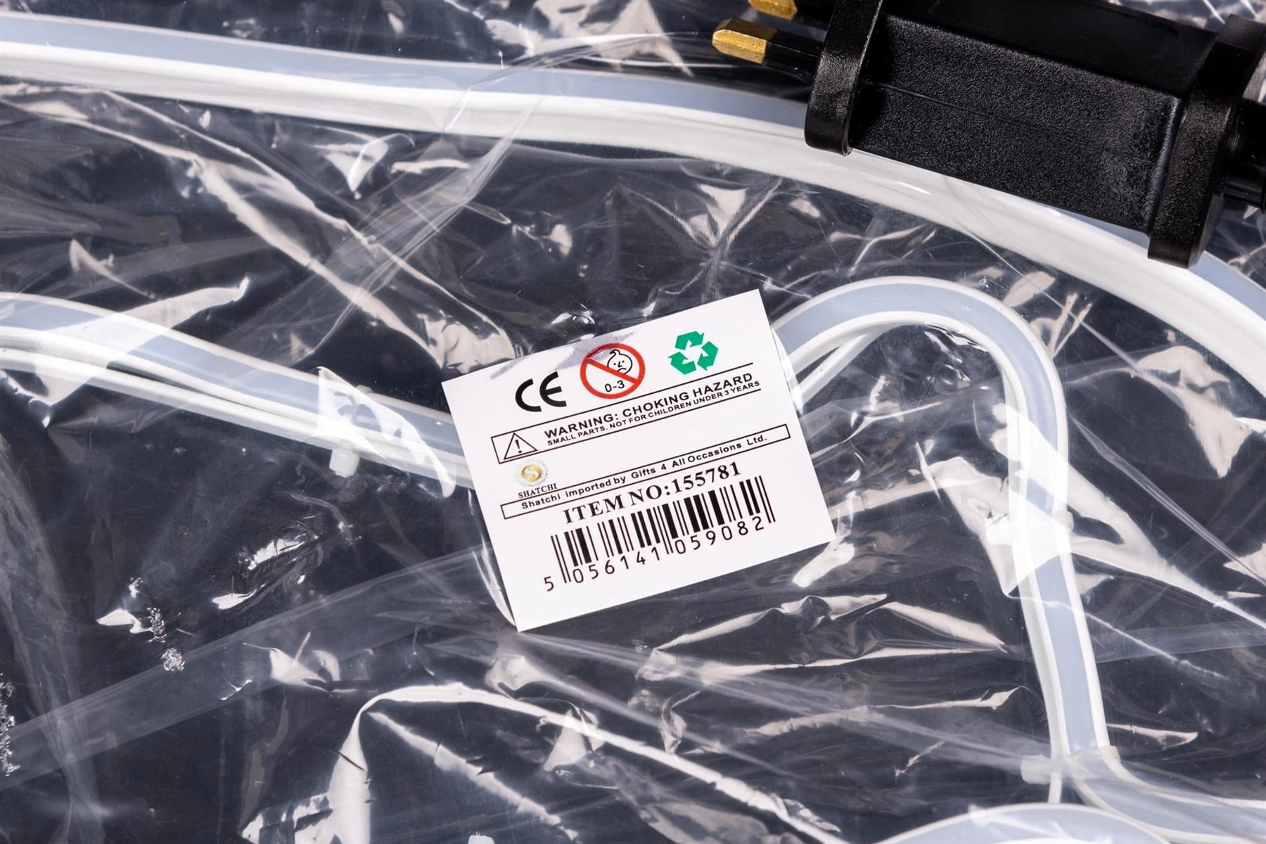 Christmas Neon Rope Lights Silhouette Reindeer Sleigh Outdoor Wall Garden Decor