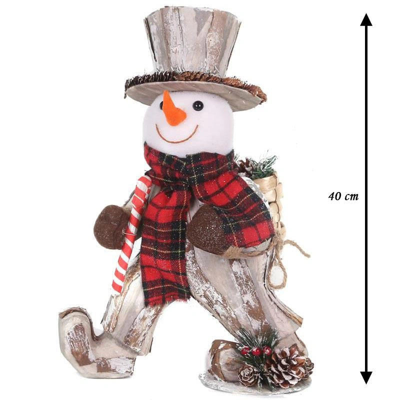 40 Cm Decorative Piece Snowman