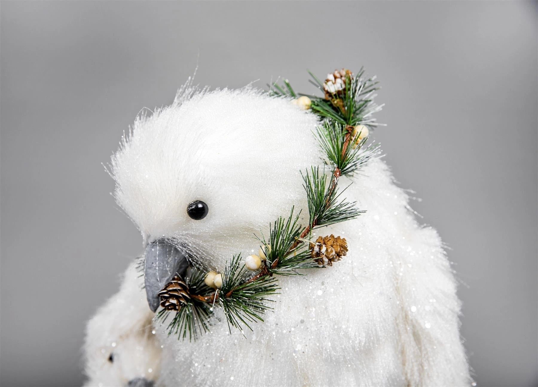 Christmas two Penguins Figurine Showpiece Xmas Home Office Art Table Decorations