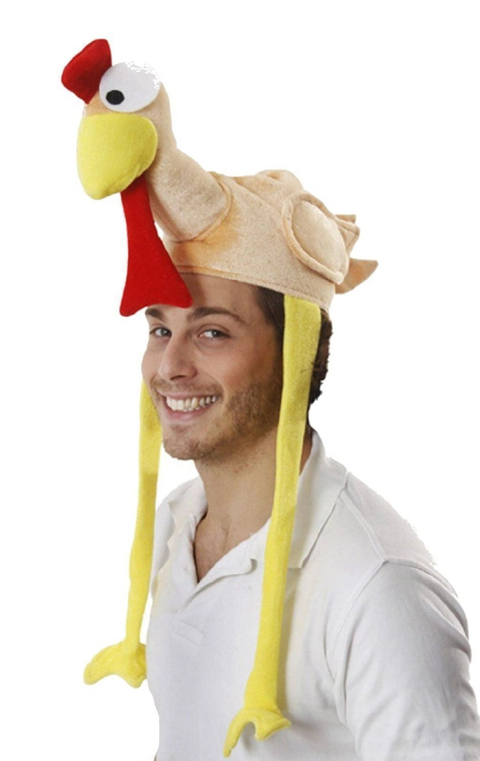 Turkey Gobbler Hat Cap Long Legs Christmas Hat Fancy Dress Party Costume Xmas