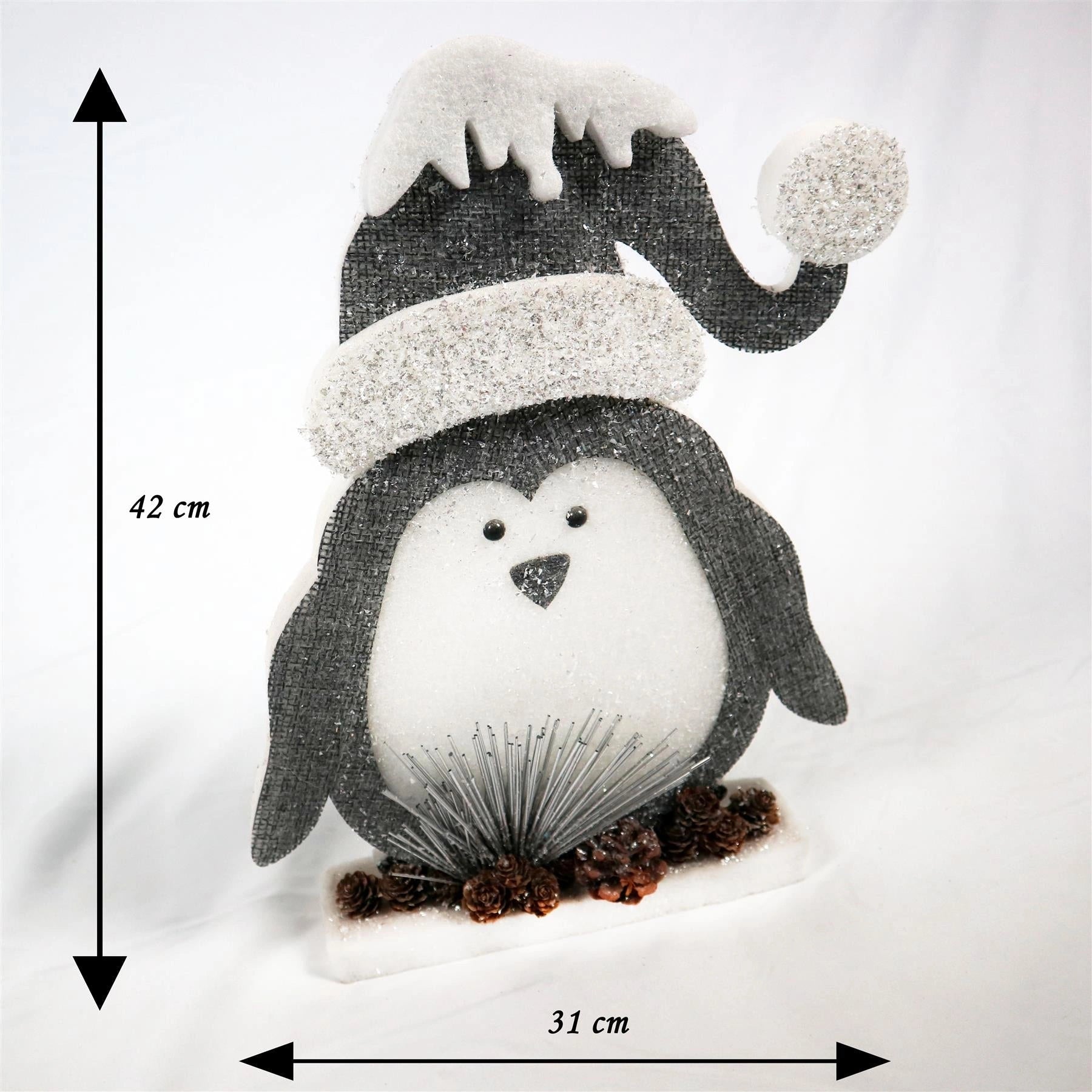 Penguin Foam Figure Christmas Table Decoration Center Piece Window Xmas Home42cm