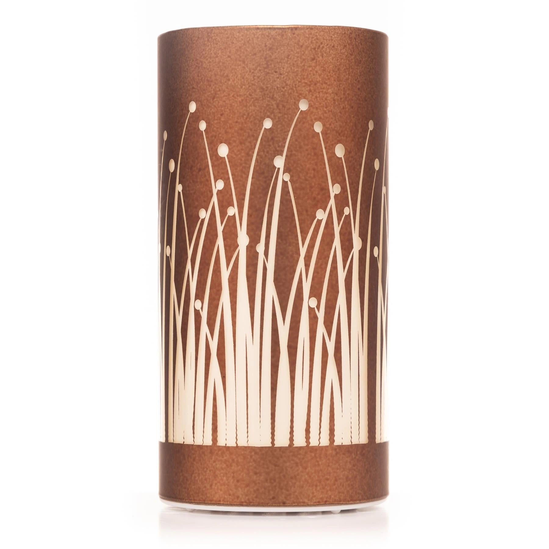 20cm Christmas Lantern Table Lamp LED Fairy Light Copper Firework Decorated Vase