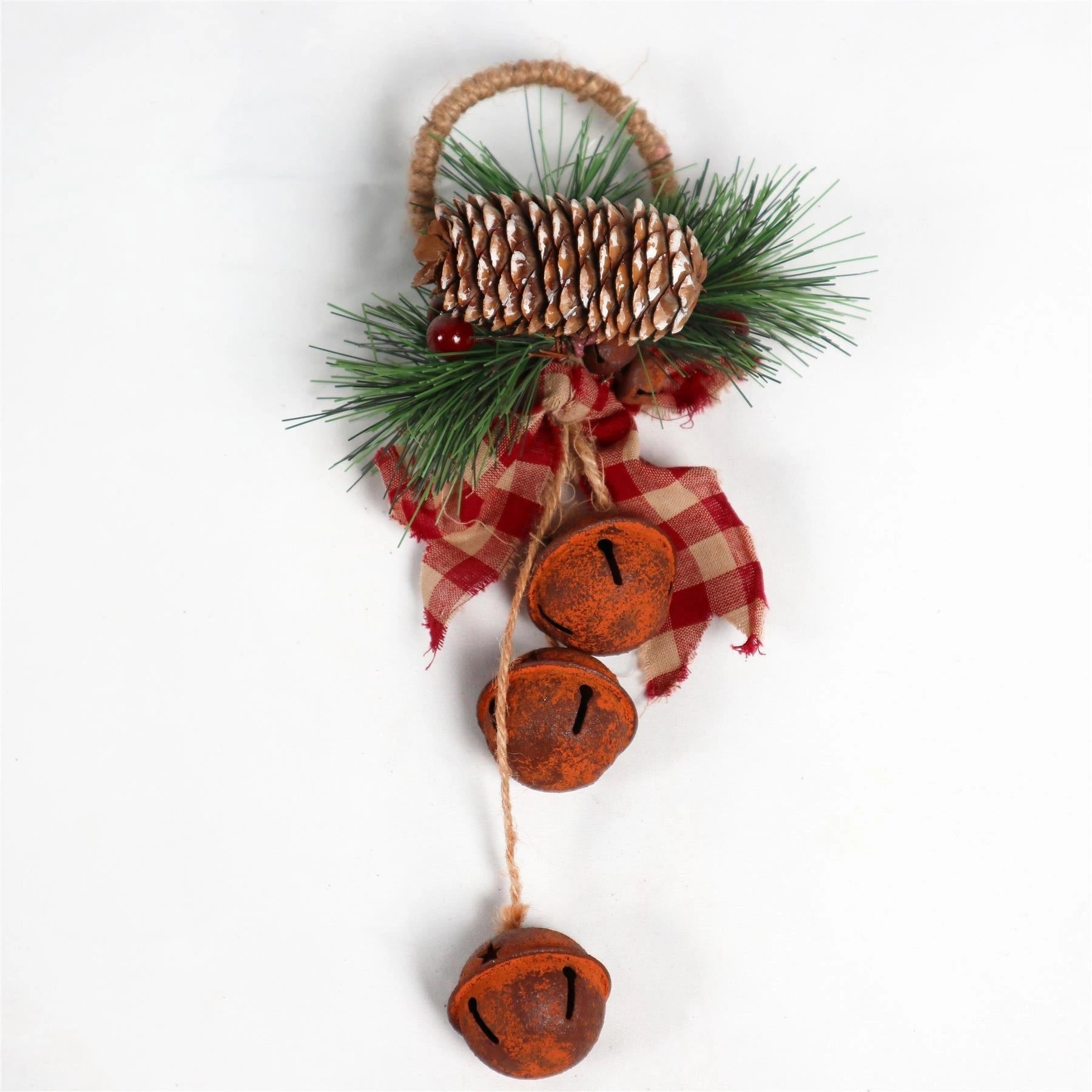 Christmas Home Decor Wall Door Hanging Decorative Rusty Bells Xmas Art & Craft