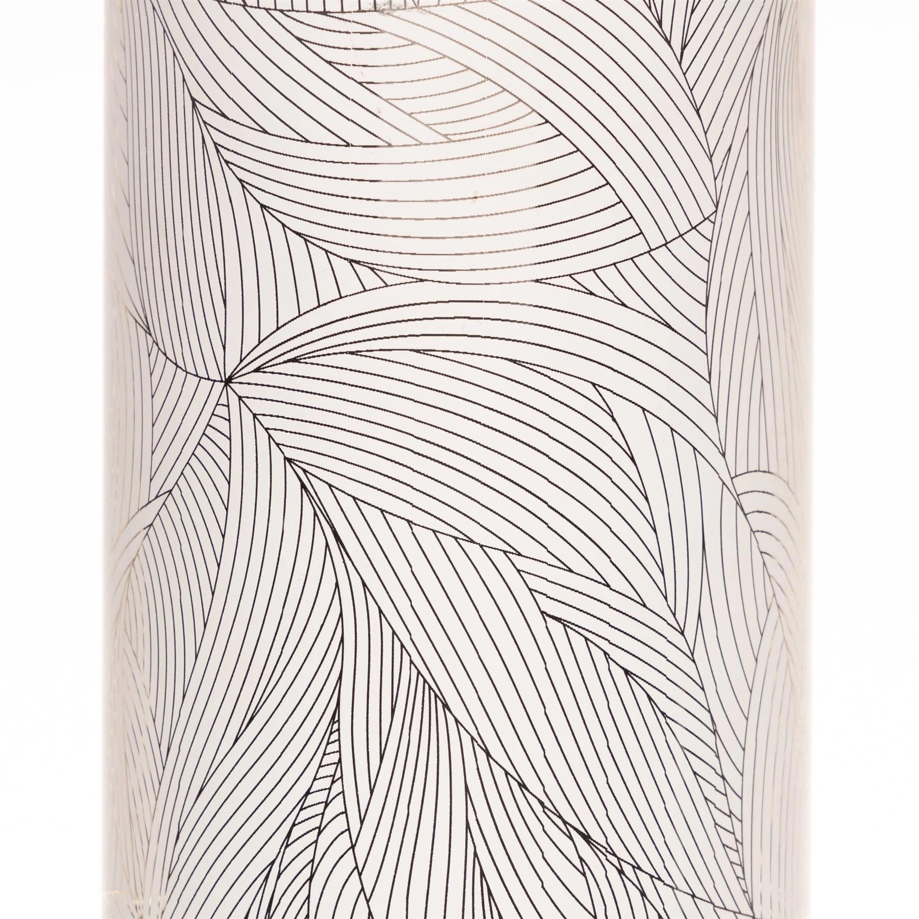 20cm Christmas Lantern LED Fairy Lights Decorated Vase Table Lamp Feather Design