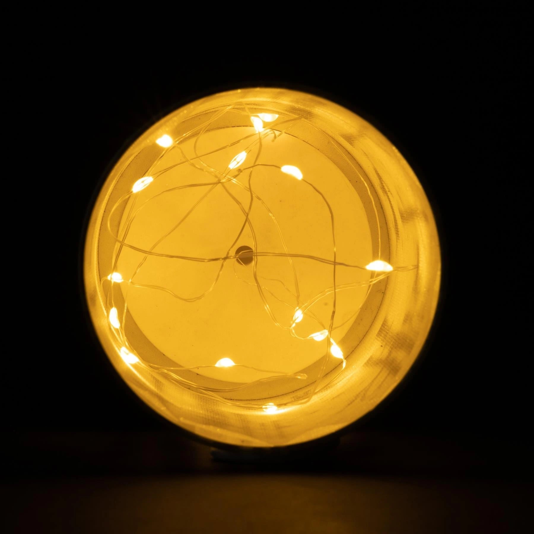 Green Lamp LED Fairy Light Vase Deer Scene Christmas Table Decoration 18cm UK