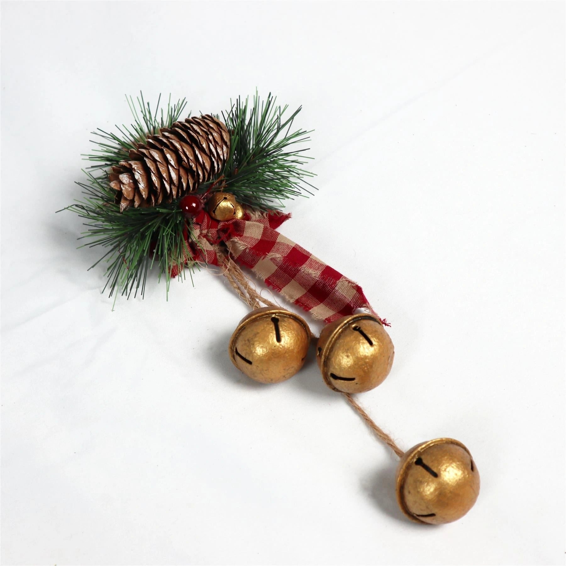 Christmas Home Decor Wall Door Hanging Decorative Golden Bells Xmas Art & Craft
