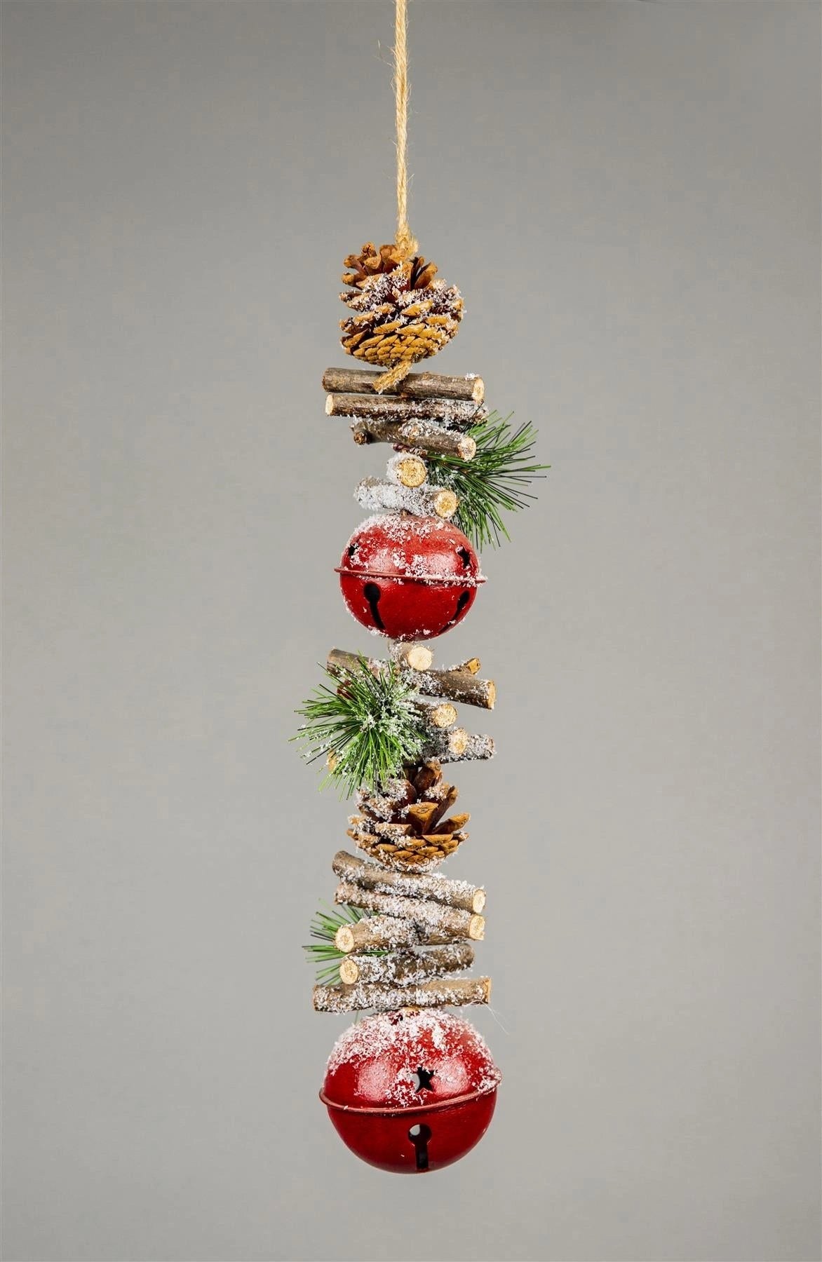 Christmas Wall Door Home Decorative Hanging Red Bells Xmas Ornament Decorations