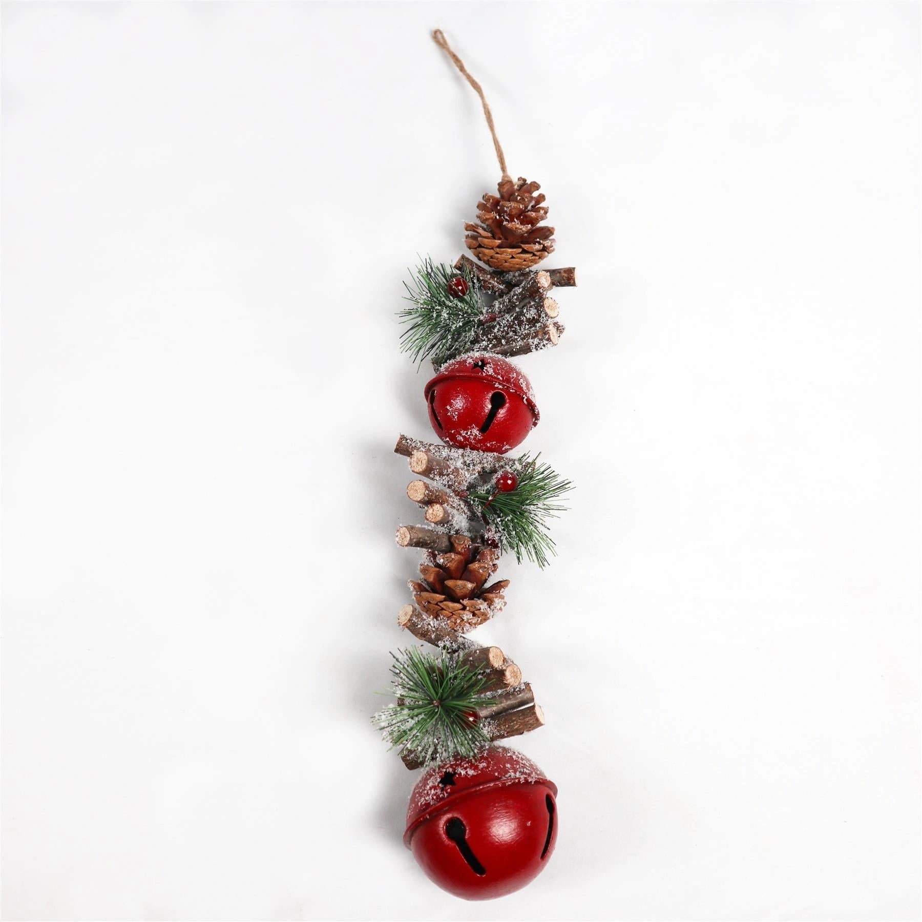 Christmas Wall Door Home Decorative Hanging Red Bells Xmas Ornament Decorations