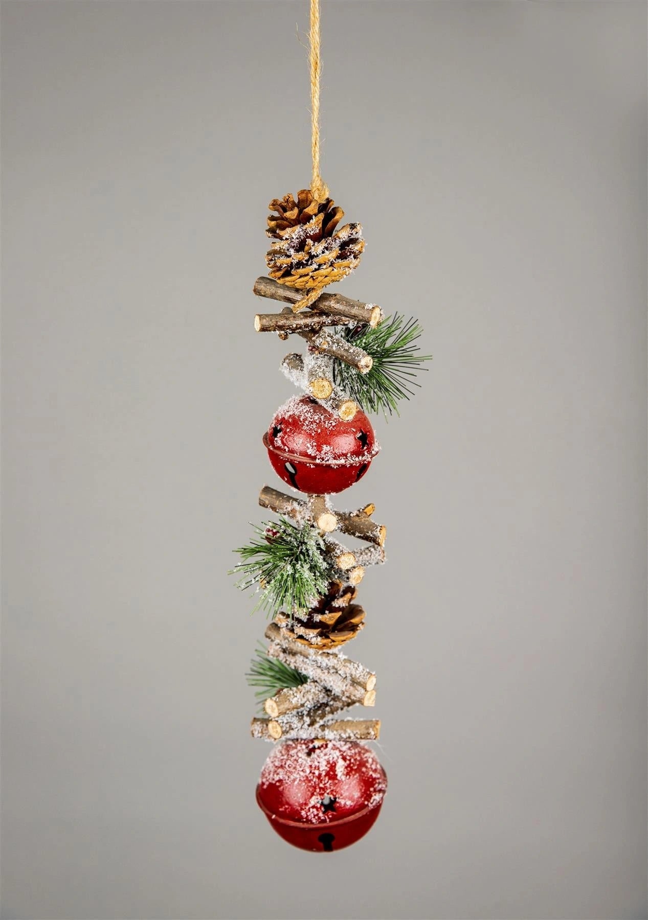 Christmas Wall Door Home Decorative Hanging Red Bells Xmas Ornament Decorations