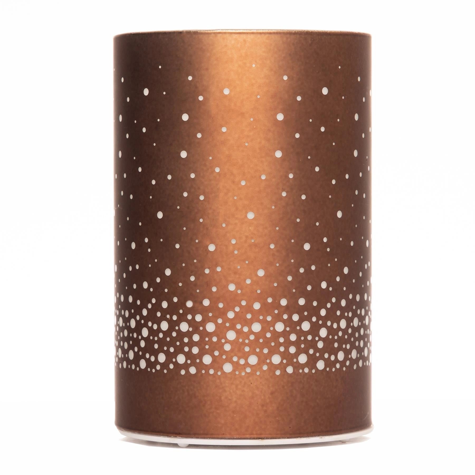 15cm Christmas Lantern LED Fairy Lights Table Lamp Decorated Vase Snowfall Scene