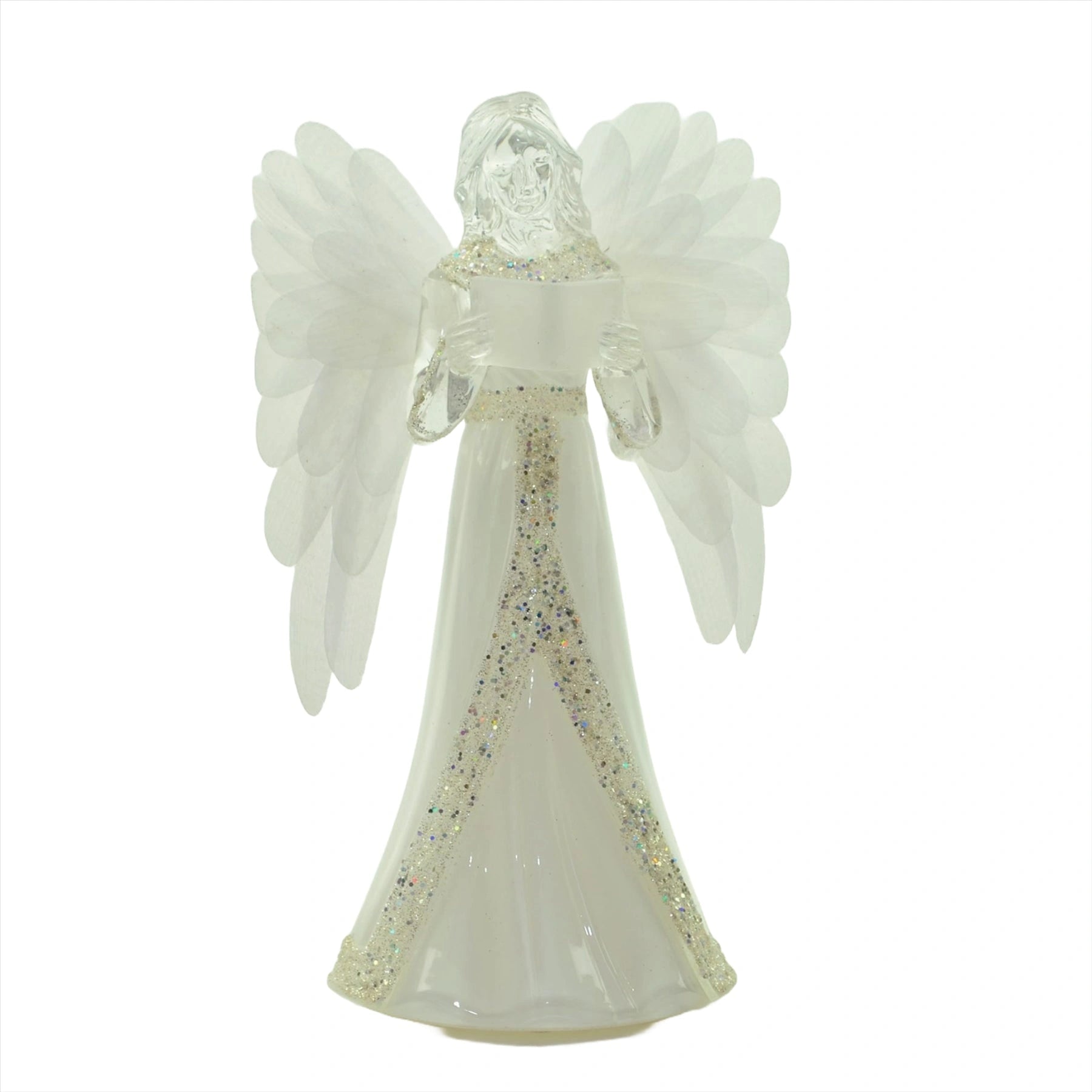 Christmas Figures LED Light Up Angel Novelty Tabletop Xmas Gifts Home Decor 21CM
