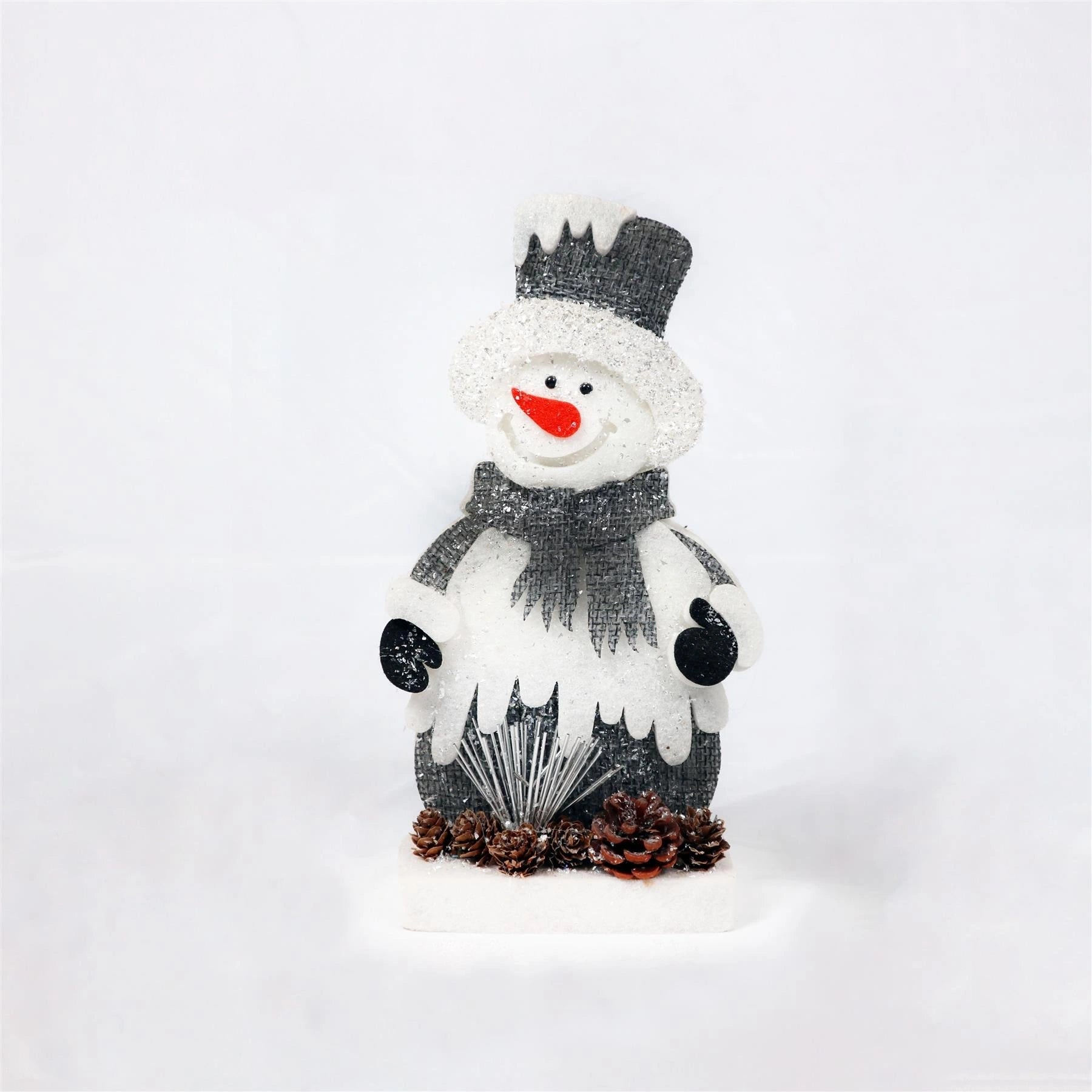 Christmas Table Decorations Snowman Figure Center Piece Window Home Xmas 32CM