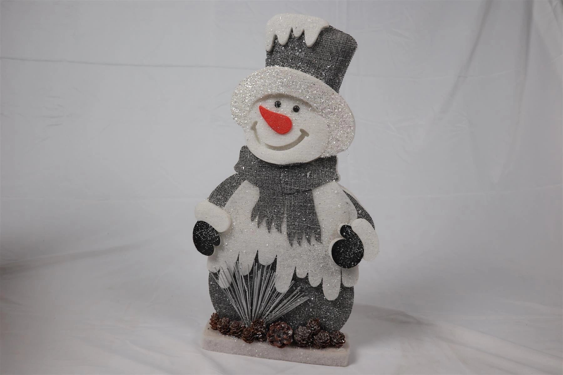 Snowman Christmas Figures Table Decorations Center Piece Xmas Window Home 52CM