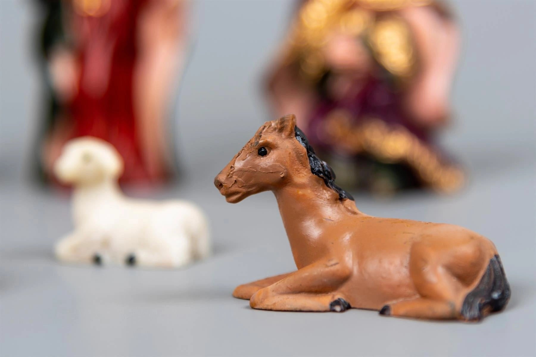 10Pcs Nativity Figures Set Christmas Traditional Jesus Birth Movable Decorations