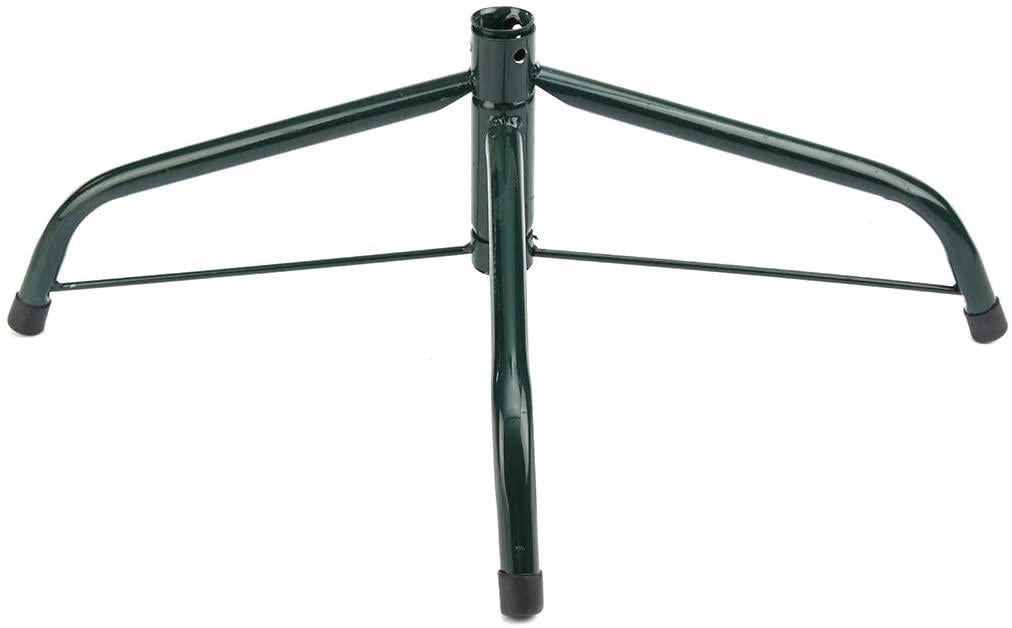 4Ft-8Ft Artificial Flocked Slim Christmas Pencil Tree Holiday Home Decorations with Pointed tips and Metal Stand (Snow/Green/Black/White/Grey), 4ft