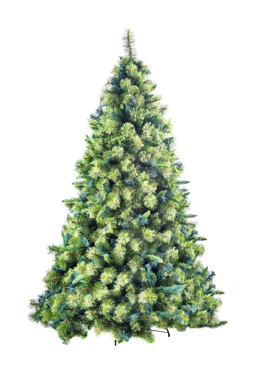 7FT Christmas Tree Green Xmas Artificial Bushy Pine Outdoor Xmas Home Decoration