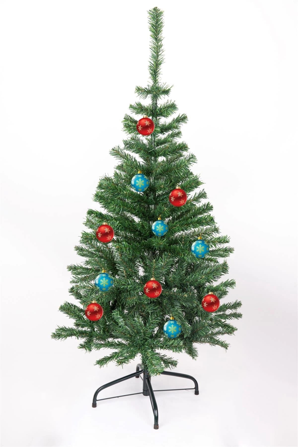 4ft Green Christmas Tree 200 Tips Boston Pine Traditional Xmas Home Decoration