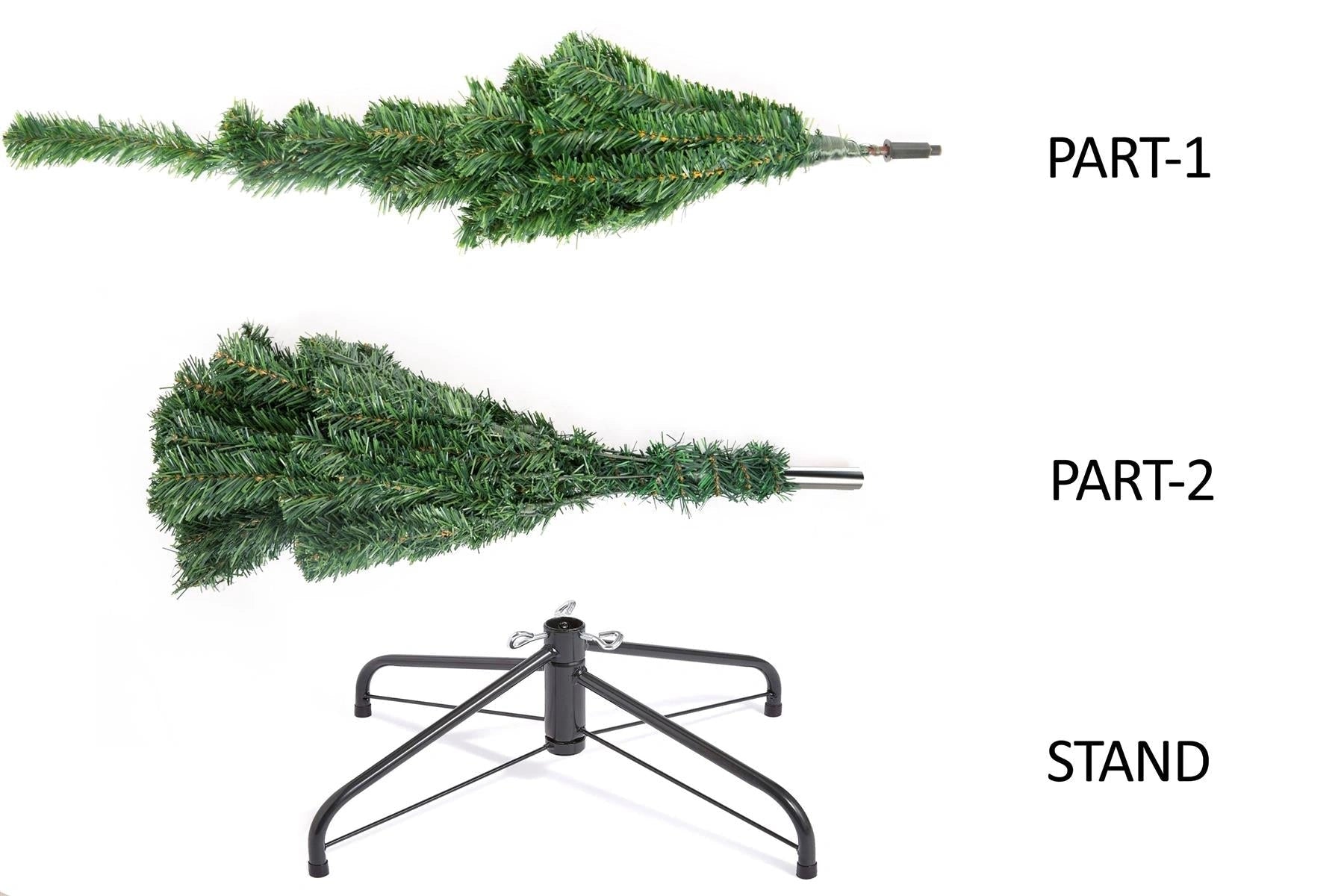 4ft Green Christmas Tree 200 Tips Boston Pine Traditional Xmas Home Decoration