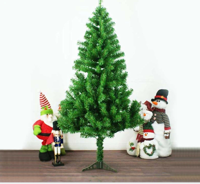 Christmas Tree Green 5FT Artificial PVC Pine Tips Stand Holiday Home Decorations