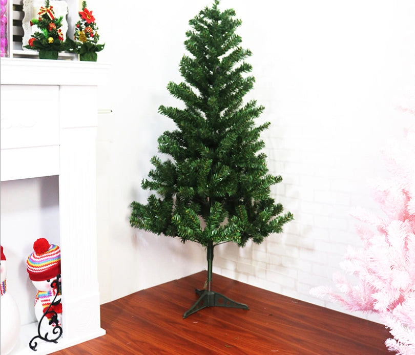 6FT Green Christmas Tree Artificial PVC Pine Tips Stand Holiday Home Decorations