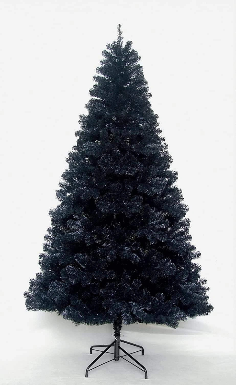 6ft Black Artificial Christmas Xmas Tree Home Decor