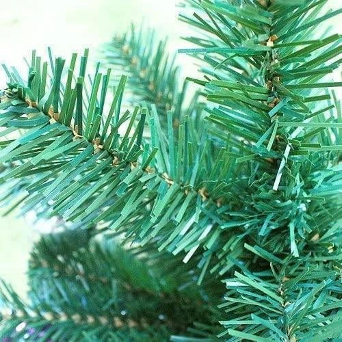 8FT Green Christmas Tree with Metal Stand Artificial Bushy Pine Home Decoration