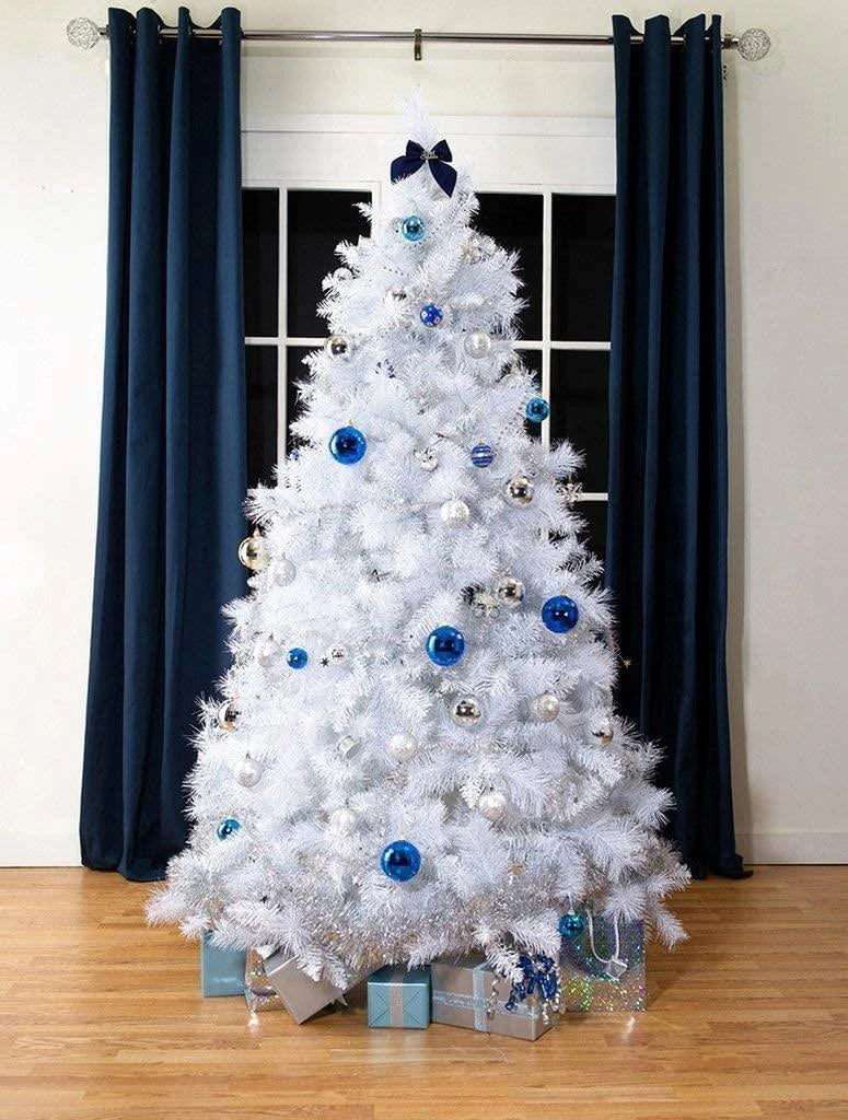 12FT Christmas Tree White Artificial Bushy Pine Outdoor Xmas Home Decoration