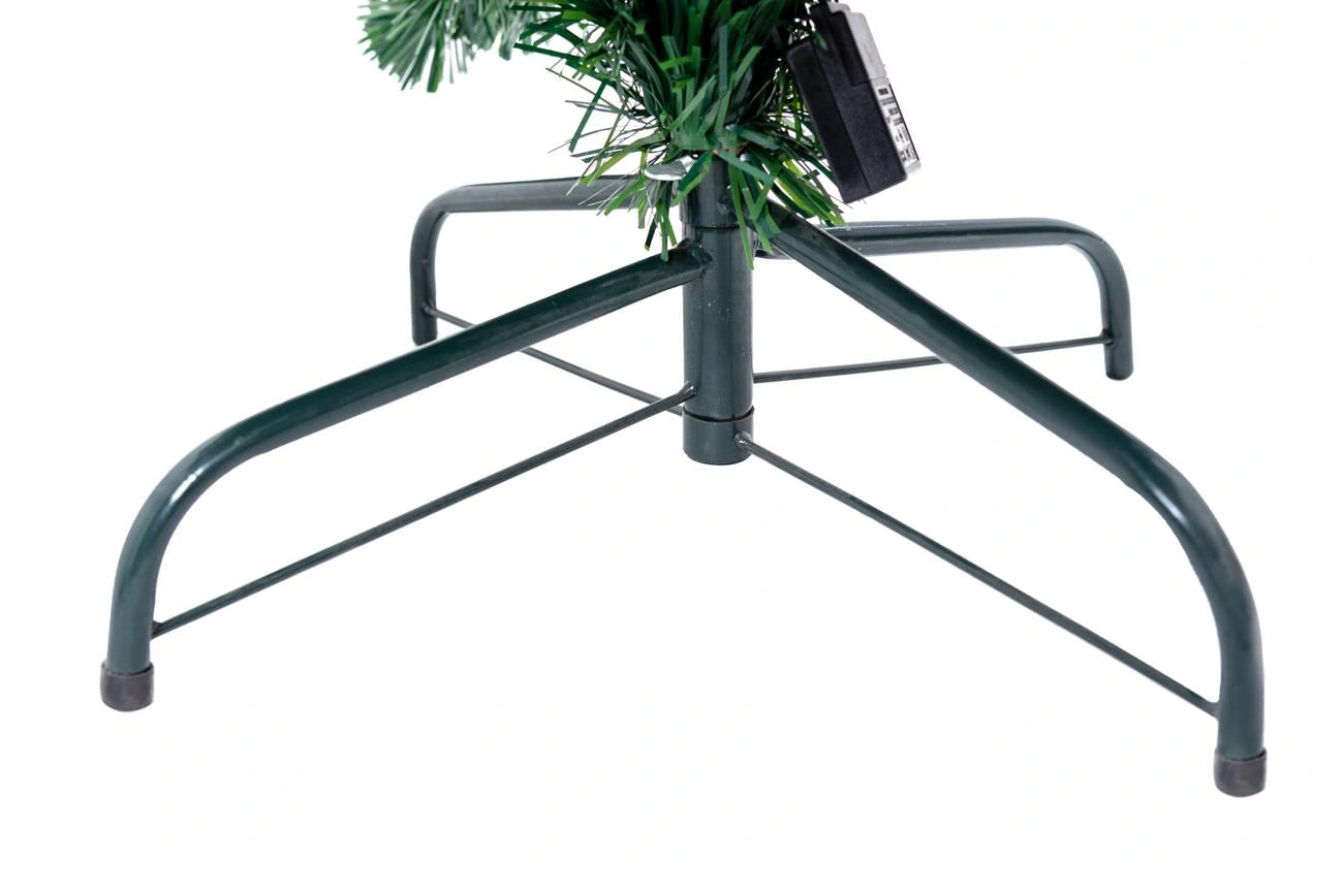 3FT Pre-Lit Christmas Tree Green Fiber Optic LED Lights Xmas Home Holiday Decor