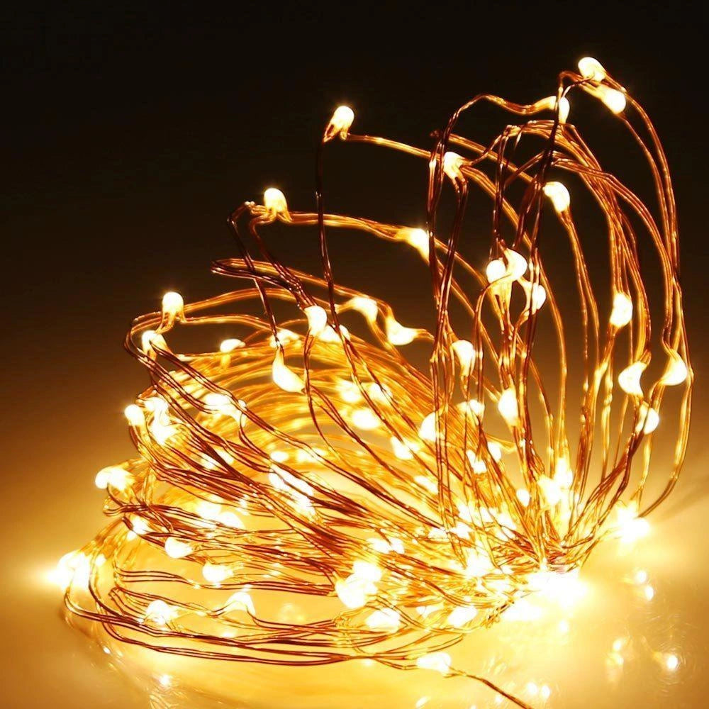 Christmas Fairy Lights 20LED Micro Rice Battery Operated Indoor Xmas Home Decor