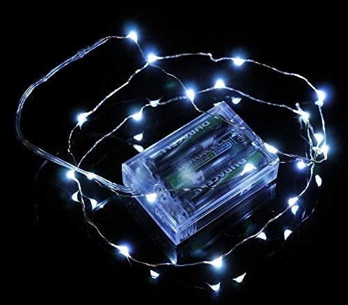 Christmas Fairy Lights 40LED Micro Rice Battery Operated Indoor Xmas Home Decor
