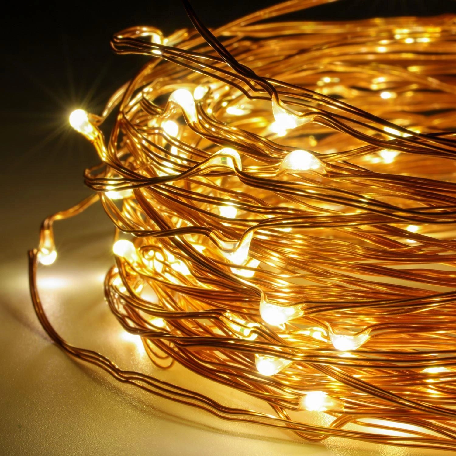 Christmas Fairy Lights 100LED Micro Rice Battery Operated Indoor Xmas Home Decor