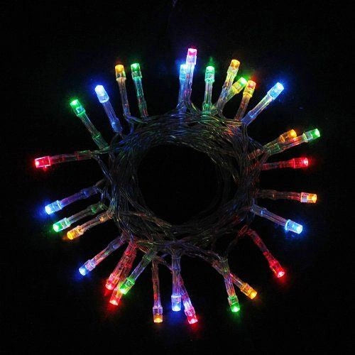 Christmas Fairy Lights 80 LED String Battery Operated Xmas Home Window Decor