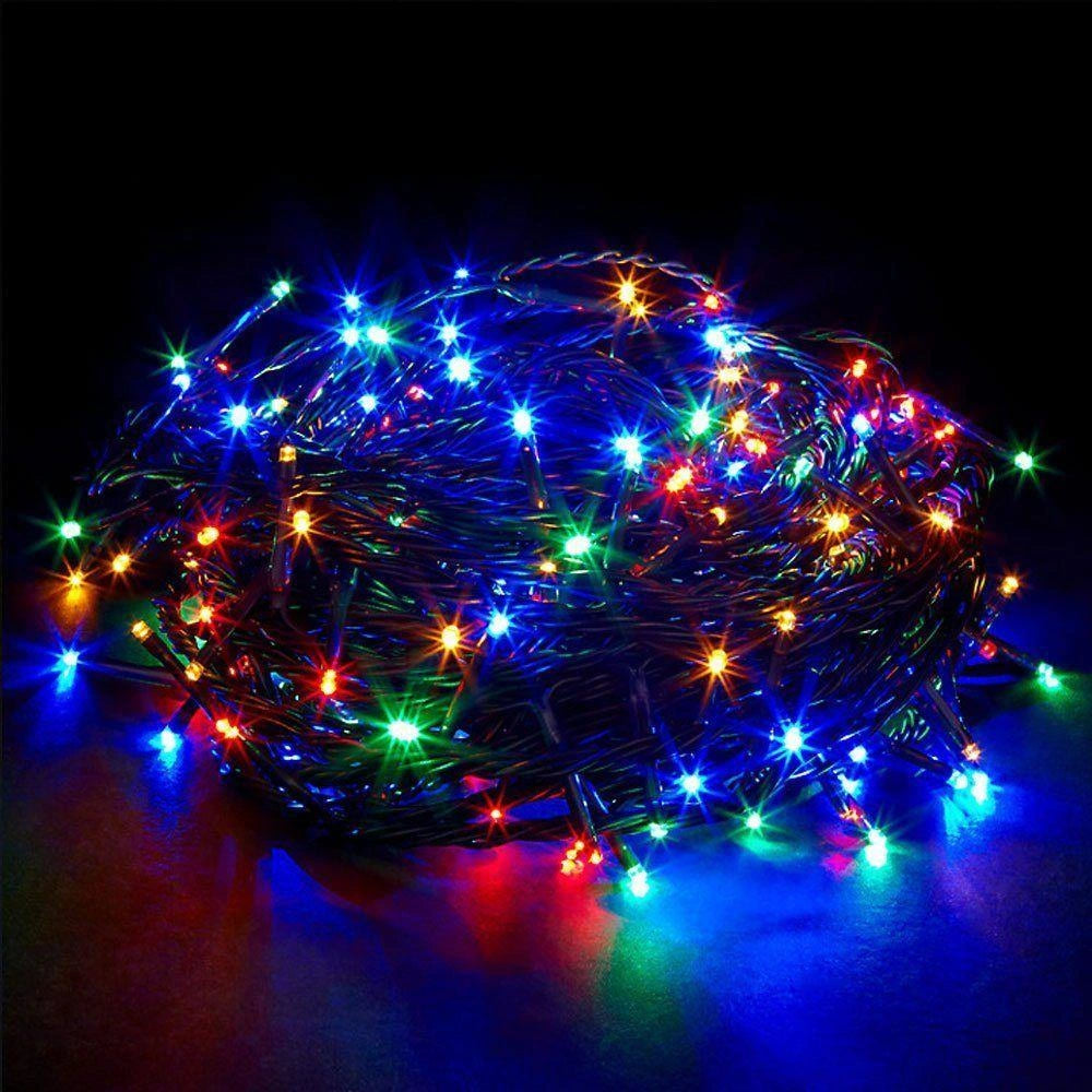 Christmas Fairy Lights 480 LED Cluster Indoor Outdoor Tree Home Xmas Decoration