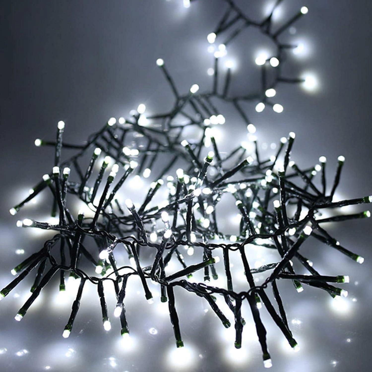 Christmas Fairy Lights 480 LED Cluster Indoor Outdoor Tree Home Xmas Decoration