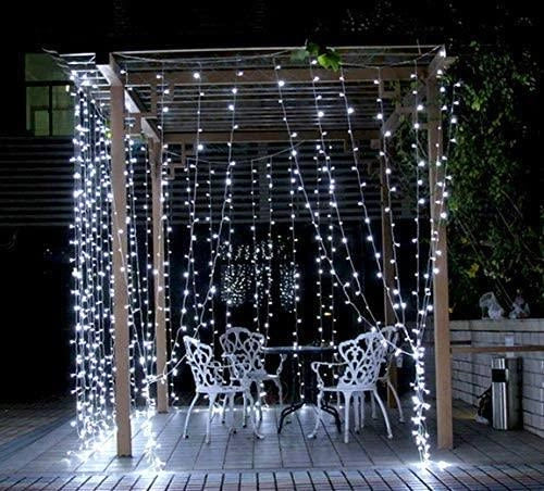 Christmas LED String 100 Fairy Light Main Plug in Outdoor Garden Xmas Home Decor