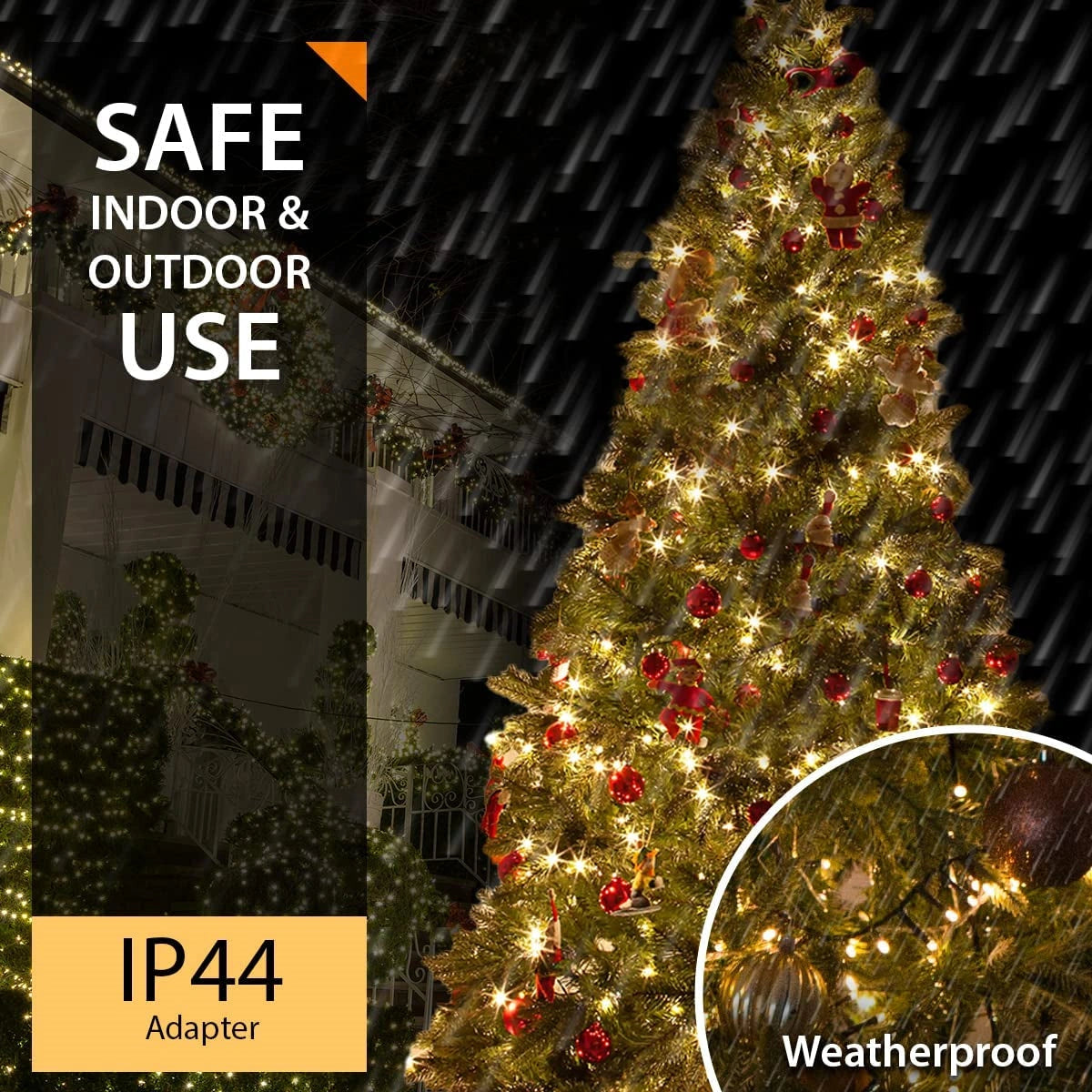 1000LED Compact Christmas Lights Mains String Multifunction Tree Home Xmas Decor