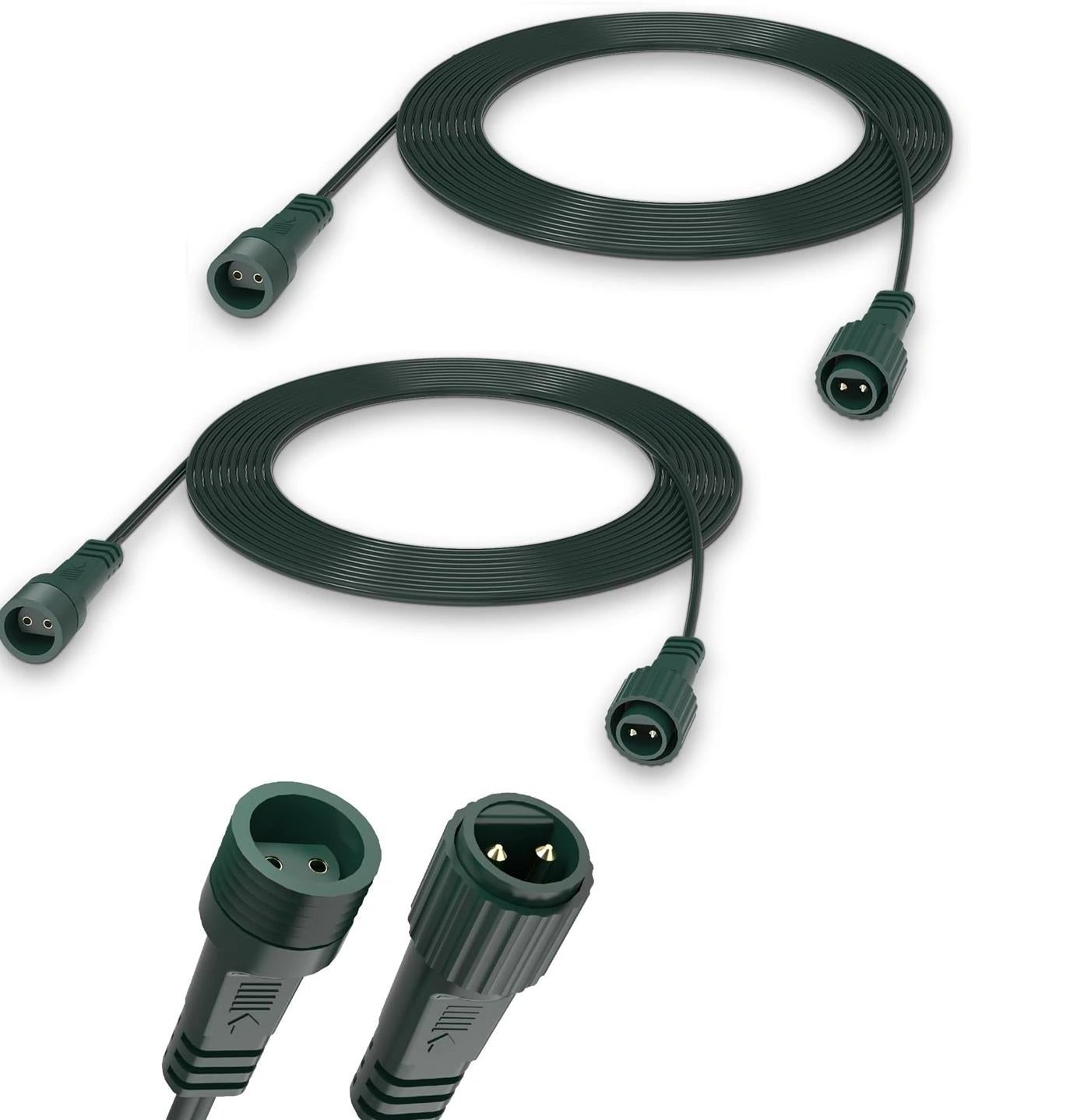 10M Extension Cable 2Pin LED Connector G40 Globe Outdoor Festoon Christmas Light