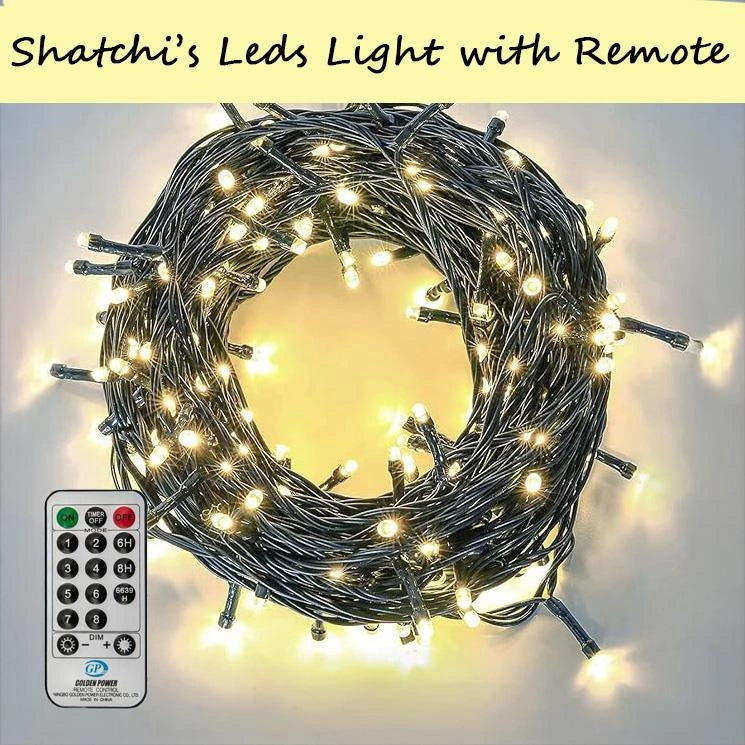 480WW LED Multifunction String Lights With Remote-24m