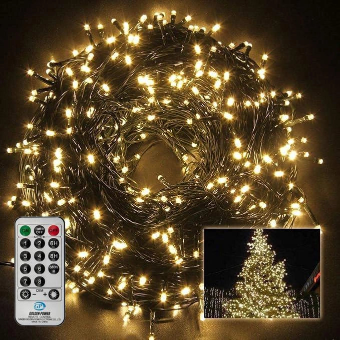 480WW LED Multifunction String Lights With Remote-24m