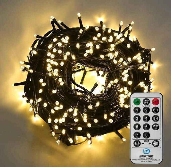 480WW LED Multifunction String Lights With Remote-24m