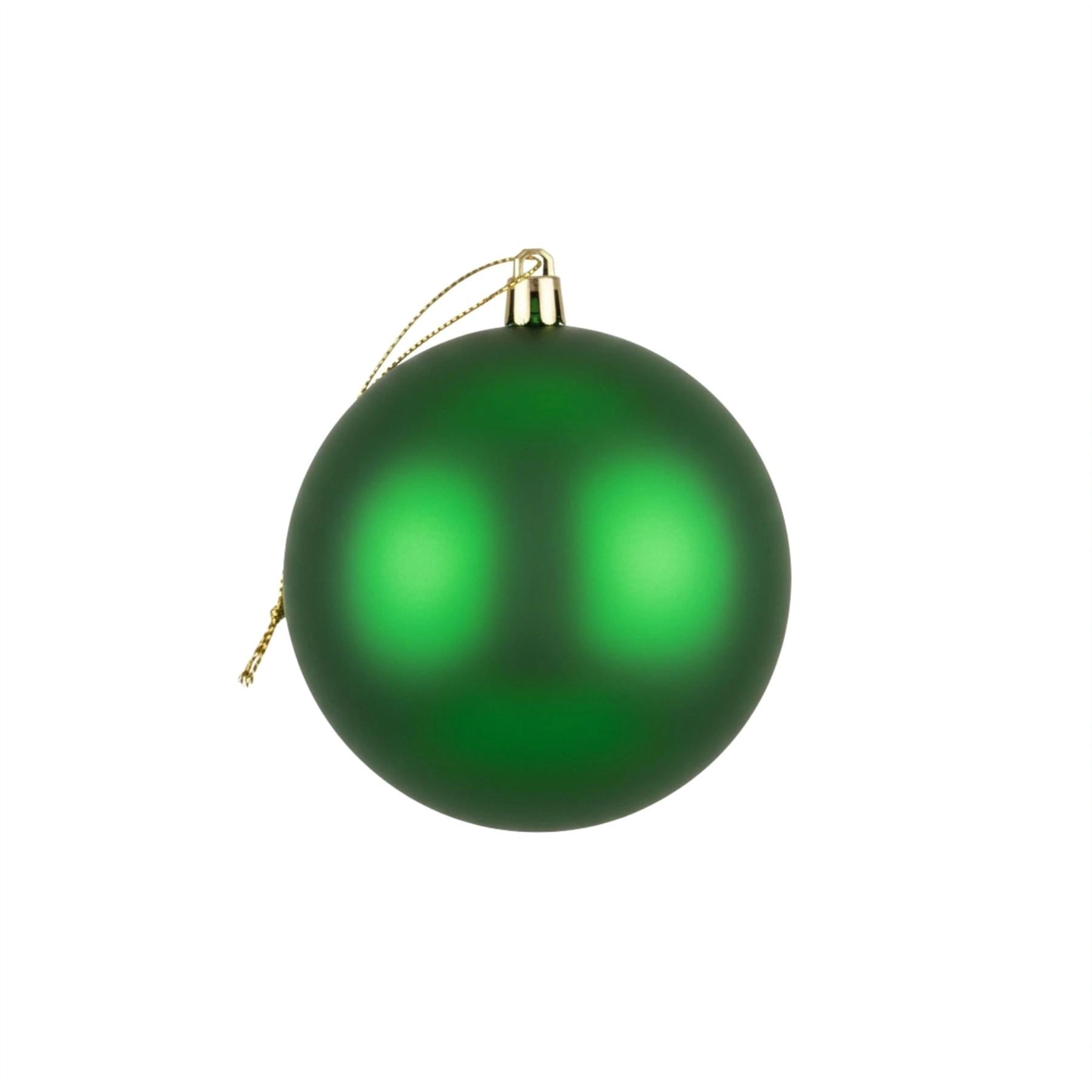 25cm Dark Green Christmas Bauble – Matte Finish, Shatterproof